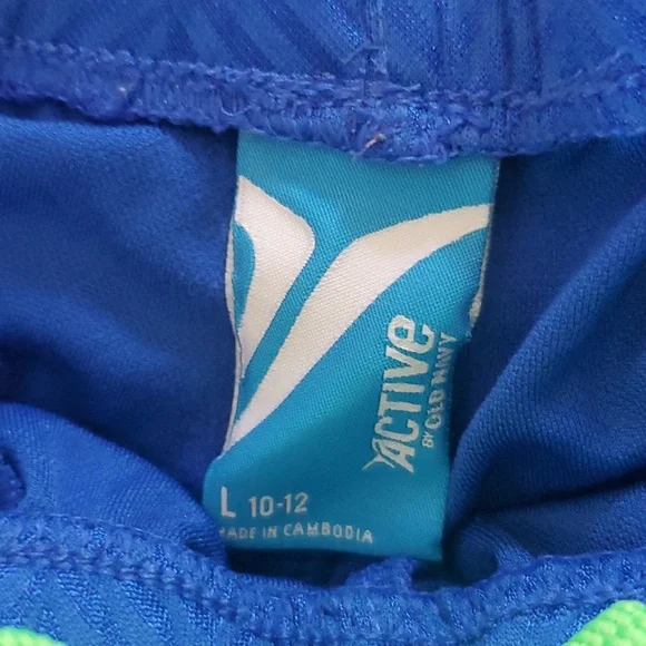 Old Navy boys blue athletic shorts 10/12 - Picture 4 of 7